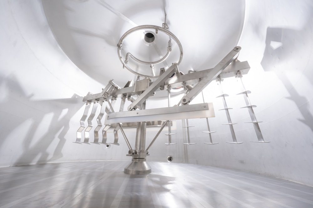 天泰啤酒 糖化过滤罐内过滤耕刀充当糖化搅拌