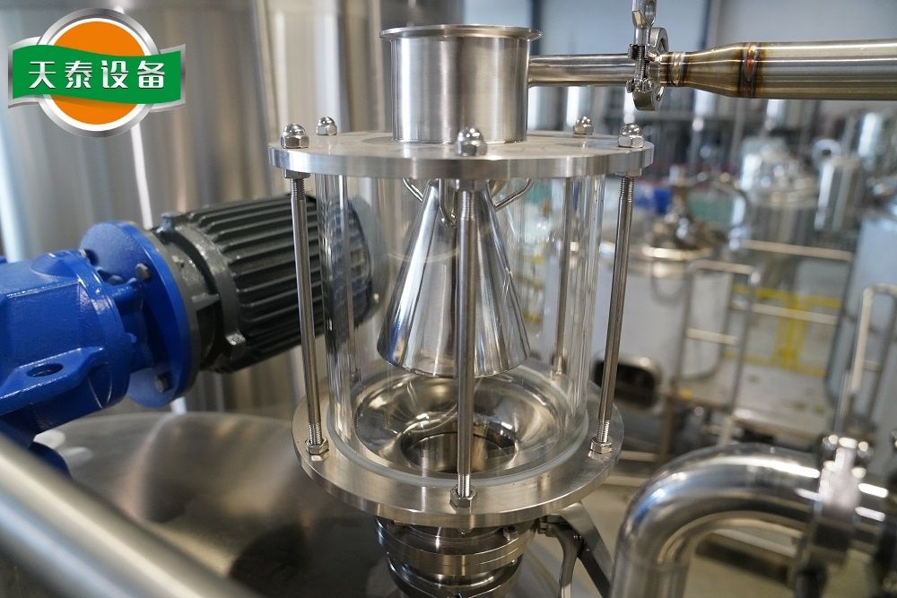 精酿啤酒酿造糖化锅上的水合器