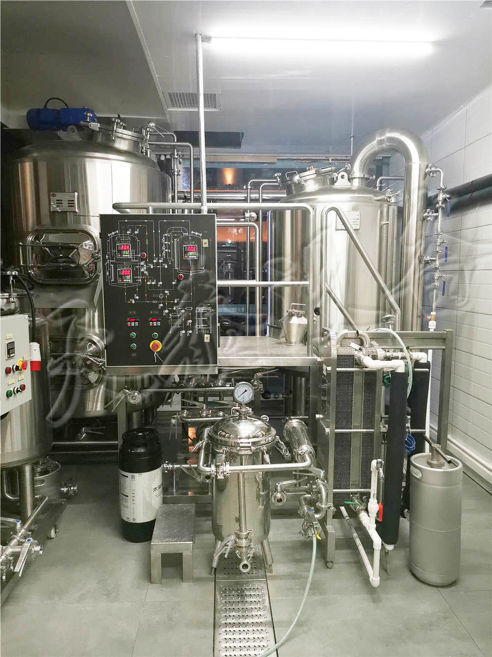 500L两罐三器酿酒